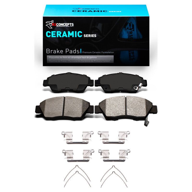 R1 Concepts R1 12-15 Acura ILX Front Ceramic Pads & Hardware Kit
