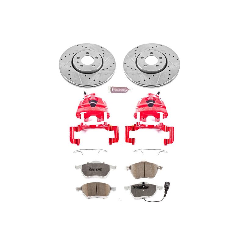 PowerStop Power Stop 99-10 Volkswagen Beetle Front Z26 Street Warrior Brake Kit w/Calipers