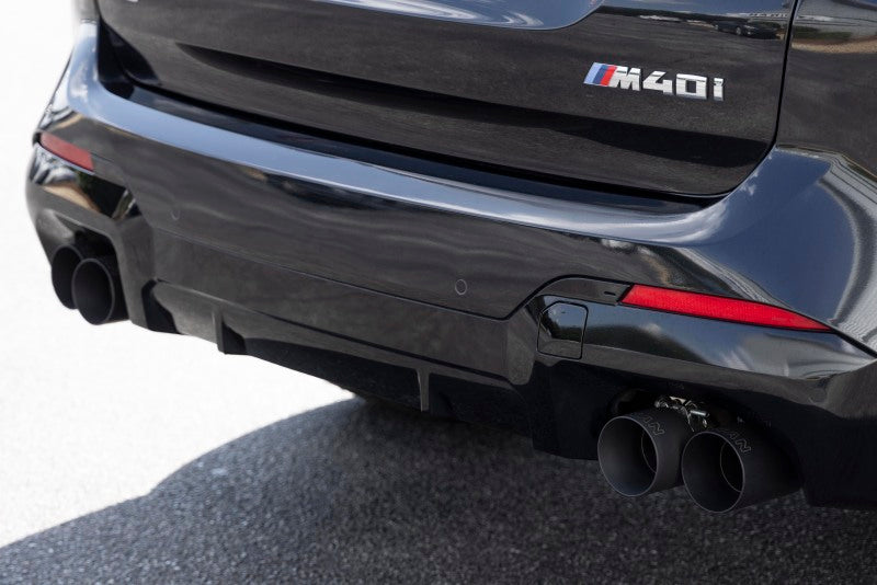 Dinan 18-25 BMW X3 M40i/X4 M40i (G01/G02) Valved Catback Exhaust System - Black Tips