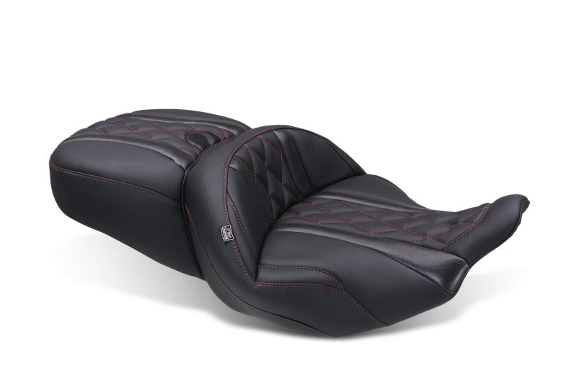 Mustang Motorcycle Mustang 23-25 Harley CVO Road Glide (ST) Super Touring Standard Reach One-Piece, 2 UP Black