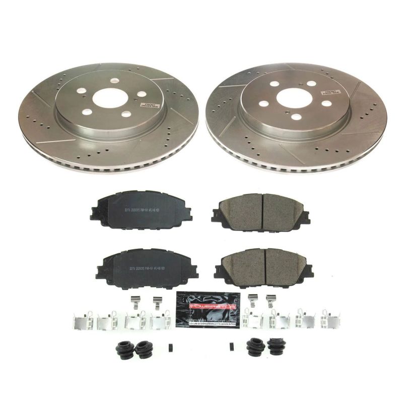 PowerStop Power Stop 2019 Toyota Corolla Front Z23 Evolution Sport Brake Kit