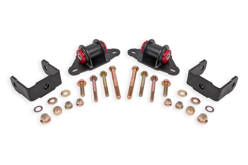 BMR Suspension BMR 14-19 Chevrolet Corvette C7 Polyurethane Transmission/Differential Mount - Black Hammertone