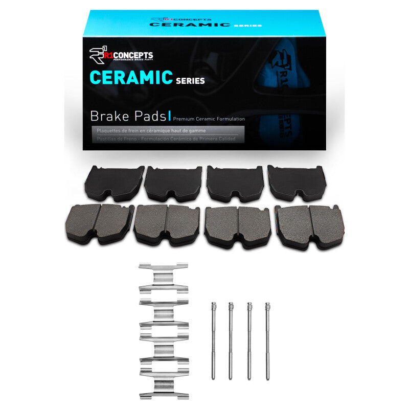 R1 Concepts R1 2003-2008 Mercedes-Benz SL600 Front R1 Ceramic Pads & Hardware Kit