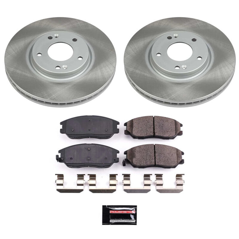 PowerStop Power Stop 04-06 Kia Amanti Front Semi-Coated Rotor Kit