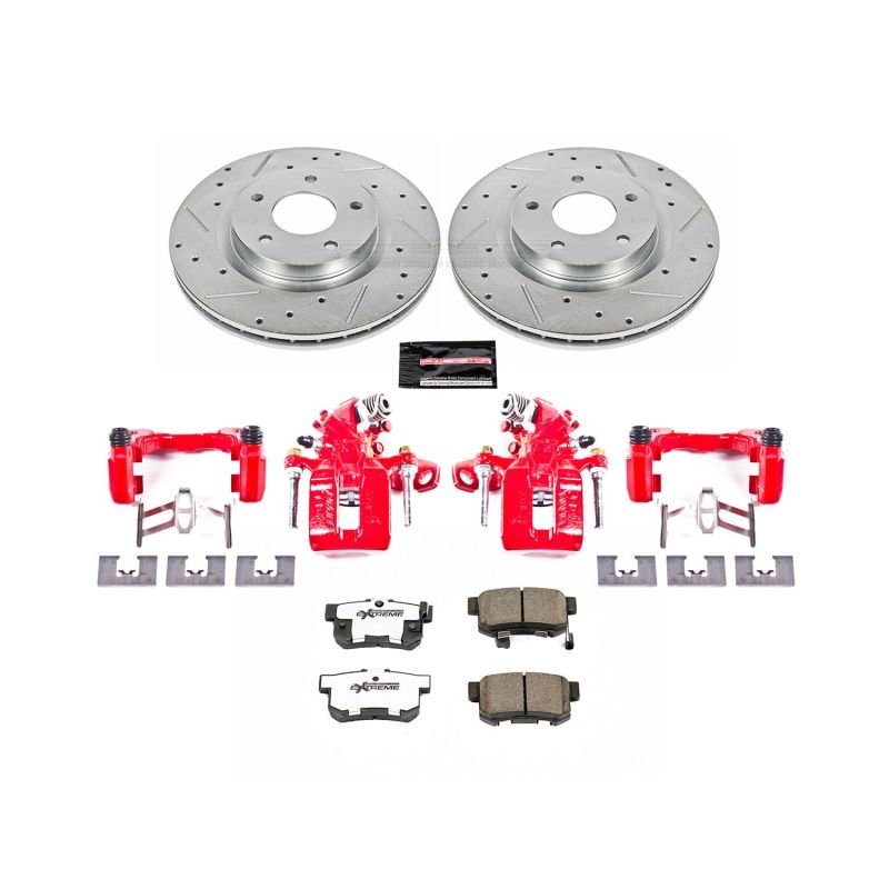 PowerStop Power Stop 16-18 Acura ILX Rear Z26 Street Warrior Brake Kit w/Calipers