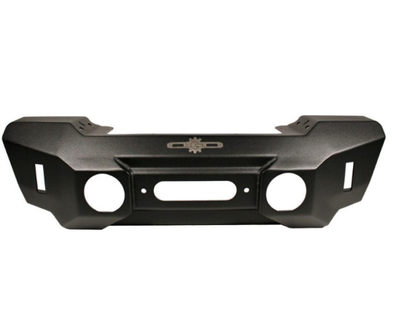 Rock Slide Engineering Rock Slider Jeep Wrangler JL & Gladiator JT Appalachian Steel Mid Stubby Bumper w/ Winch Plate