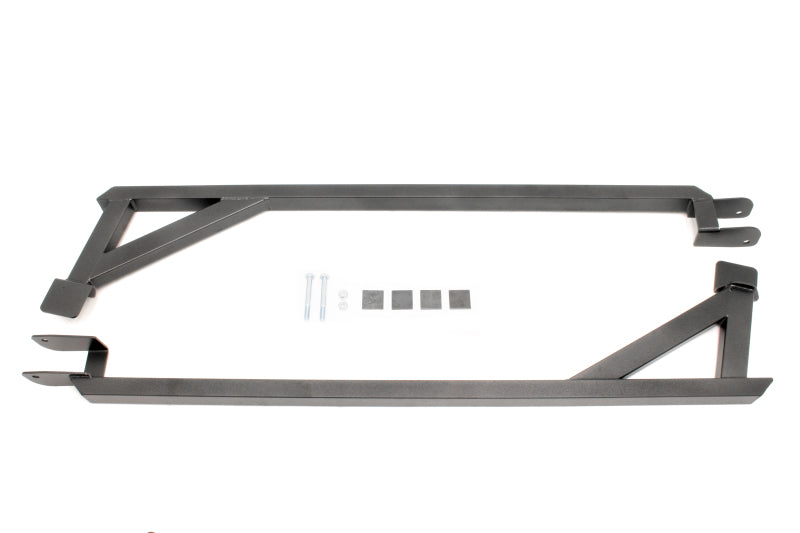BMR Suspension BMR 82-82 3rd Gen F-Body Weld-On Boxed Subframe Connectors (Inside Frame Exhaust) - Black Hammertone