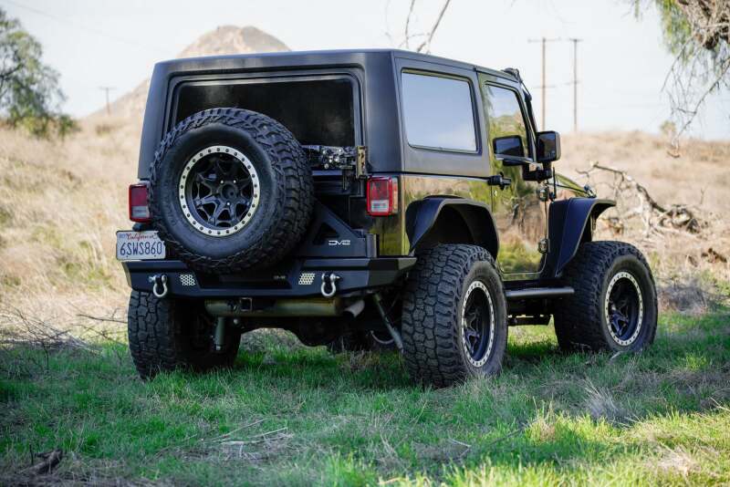 DV8 Offroad DV8 07-18 Jeep Wrangler (JK) Tire Carrier for MTO Bumper