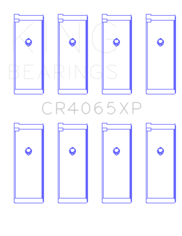 King Engine Bearings Nissan KA-24DE Performance Rod Bearing Set - Size STD