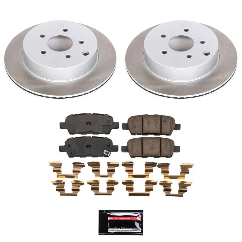 PowerStop Power Stop 2009 Infiniti FX35 Rear Semi-Coated Rotor Kit