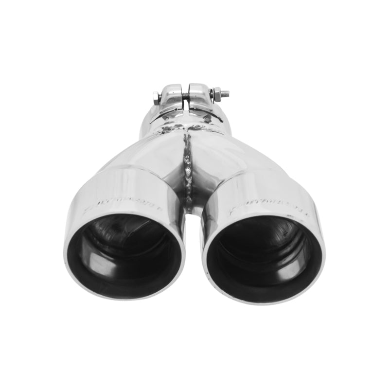 Flowmaster SS Tip 2.5in.IN x 3in. Dual Angle Clamp-L