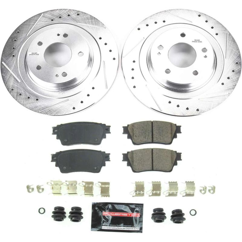 PowerStop Power Stop 2018 Mitsubishi Eclipse Cross Rear Z23 Evolution Sport Brake Kit