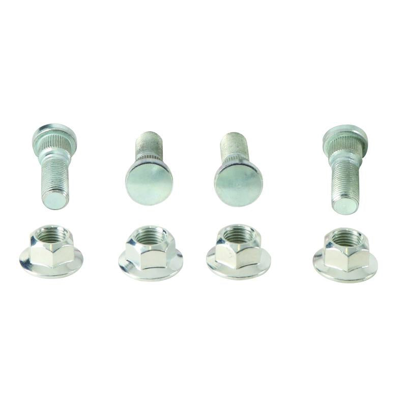 QuadBoss 16-18 Kawasaki KAF1000 Mule Pro-DX Front Wheel Stud & Nut Kit