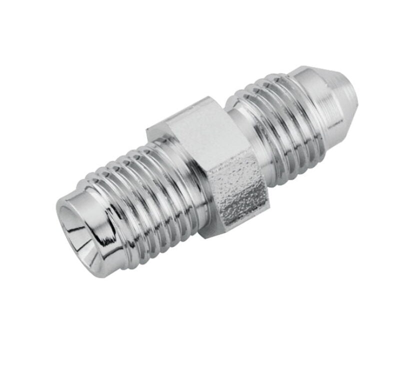TwinPower Twin Power Stainless Brake Fitting Male 3/8-24 Inverted Flare to AN-3 Male Straight