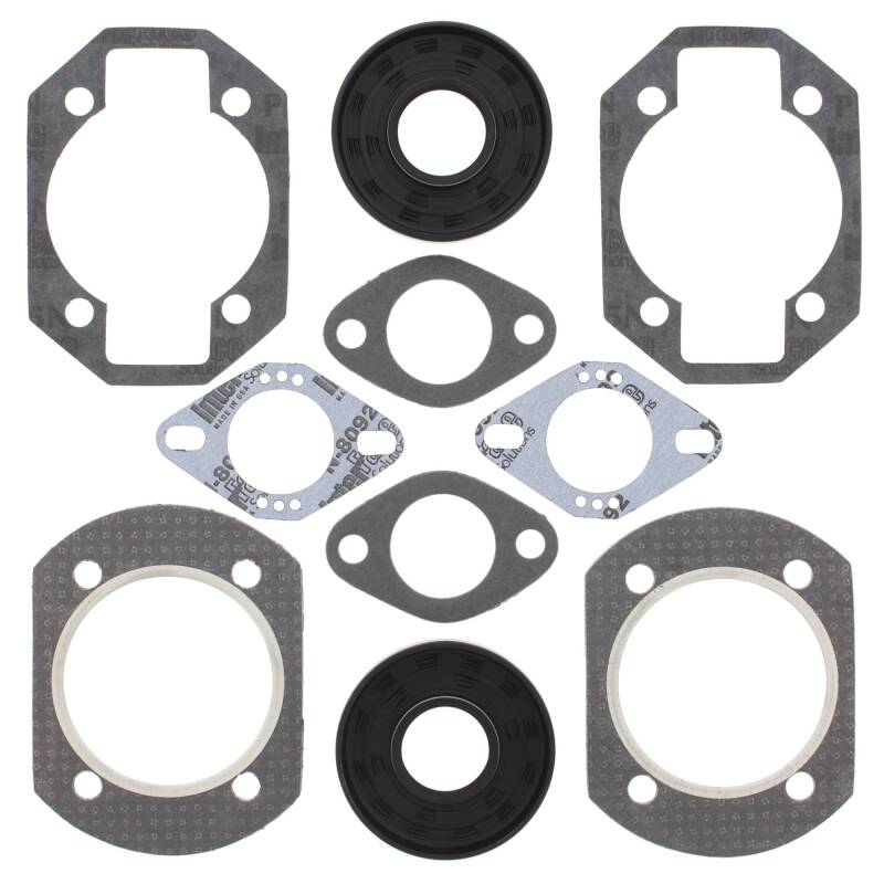 Vertex Pistons Vertex Gaskets Hirth 180R 18/1 FC/2 Complete Gasket Kit w/ Oil Seals