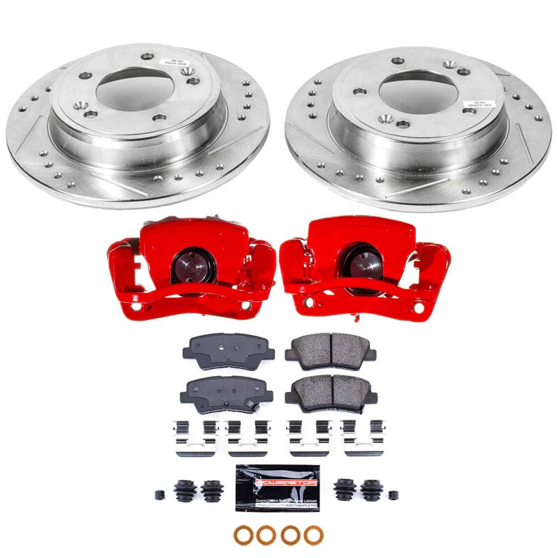 PowerStop Power Stop 14-16 Kia Soul Rear Z23 Evolution Kit w/Calipers