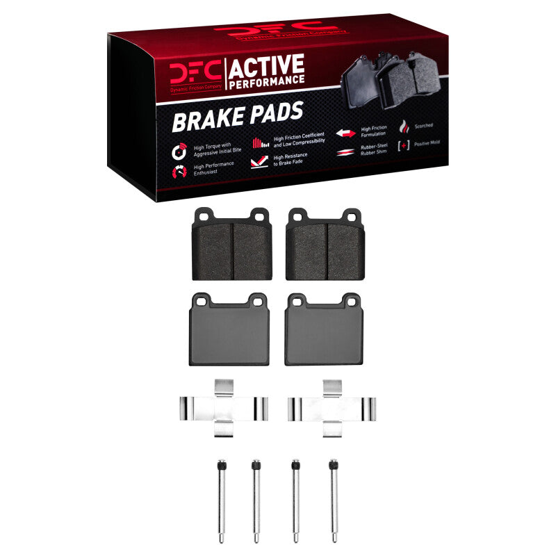 DFC 63-76 Alfa Romeo Spider Front Active Performance Pads and Hardware Kit