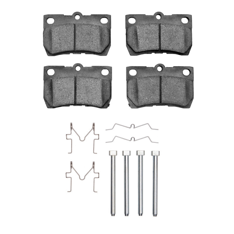 R1 Concepts R1 06-13 Lexus IS250 Rear Semi Met Pads & Hardware Kit