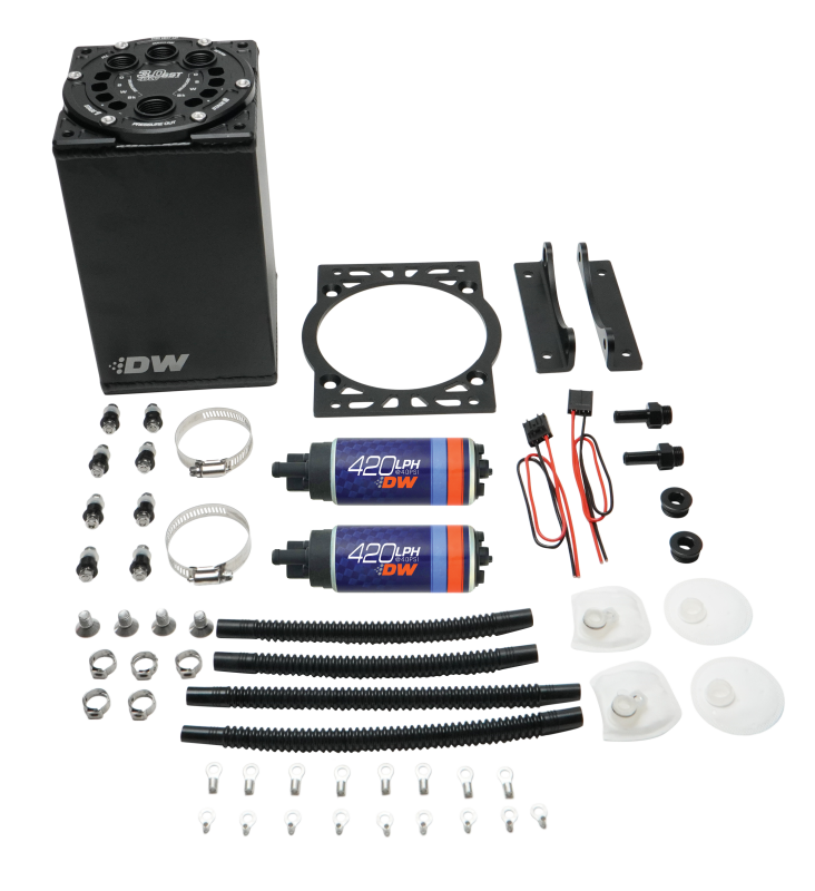 DeatschWerks 3.0L Staged Surge Tank w/ DW420 Fuel Pumps
