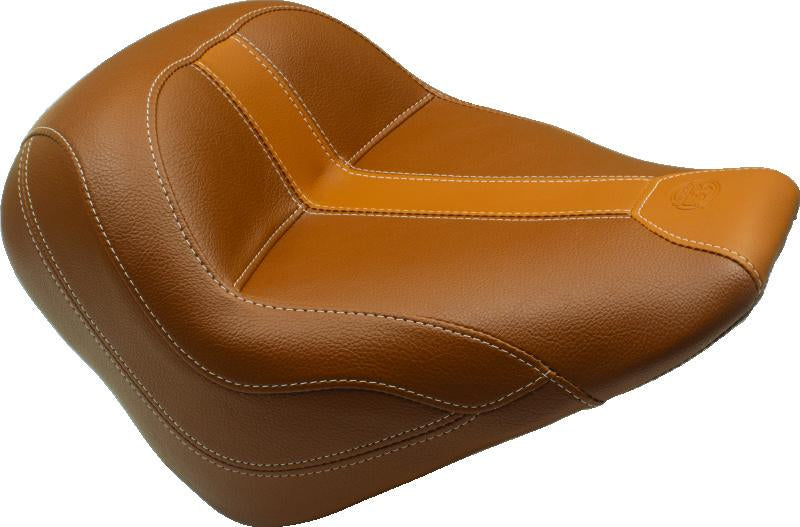 Mustang Motorcycle Mustang 15-21 Indian Scout Standard Touring Solo Seat - Brown