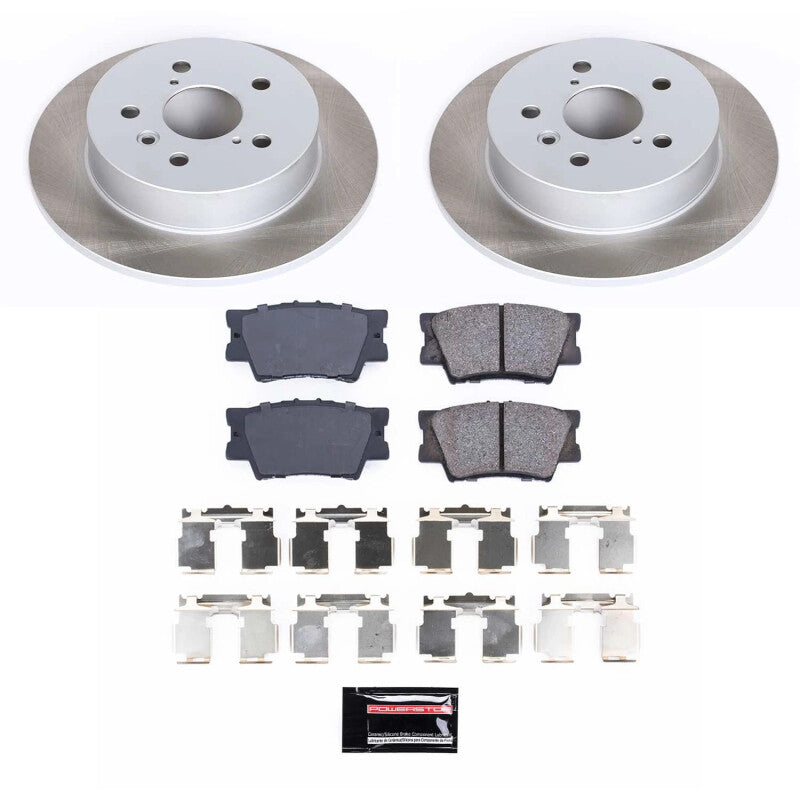 PowerStop Power Stop 18-24 Toyota Camry Rear Semi-Coated Rotor Kit