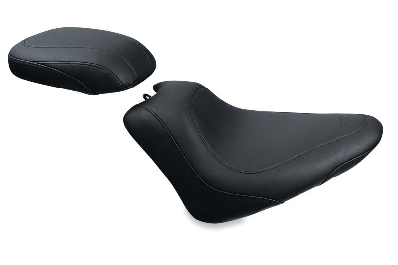Mustang Motorcycle Mustang 11-13 Harley Blackline, 12-17 Slim/Slim S Wide Tripper Solo Seat - Black