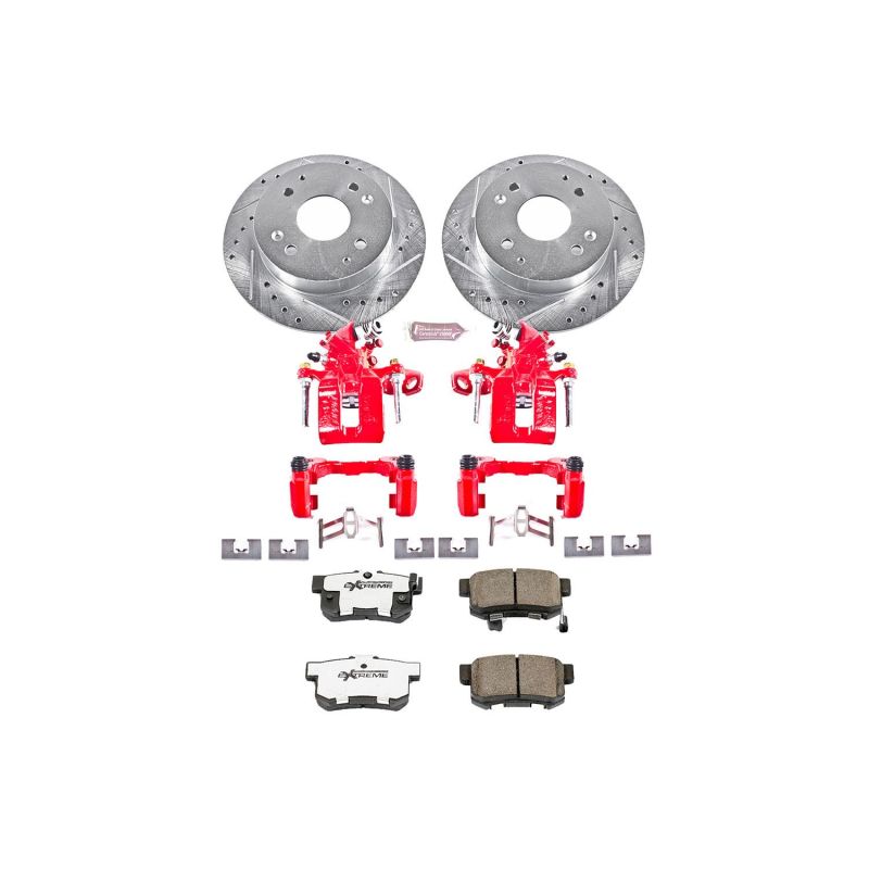 PowerStop Power Stop 13-15 Acura ILX Rear Z26 Street Warrior Brake Kit w/Calipers