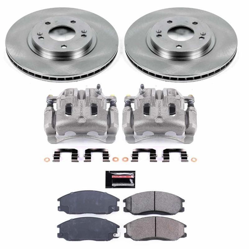 PowerStop Power Stop 01-06 Hyundai Santa Fe Front Autospecialty Brake Kit w/Calipers