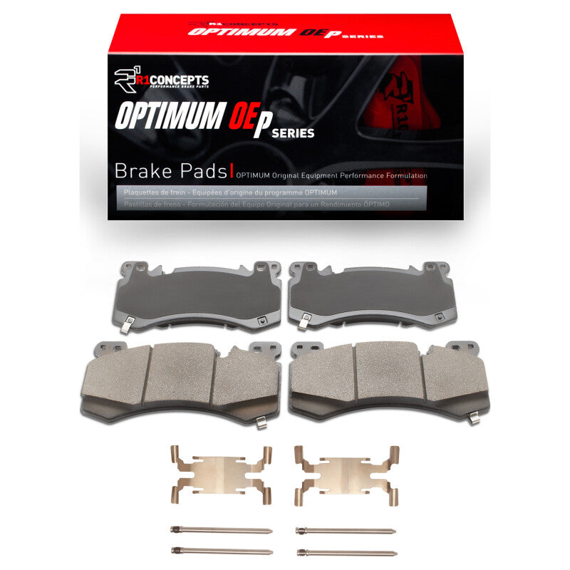 R1 Concepts R1 21-25 Cadillac Escalade Front Optimum OE Pads & Hardware Kit