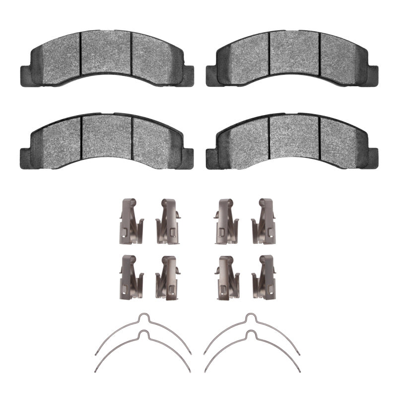 R1 Concepts R1 99-05 Ford F-250 2WD (Super Duty) Front Semi Met Pads & Hardware Kit