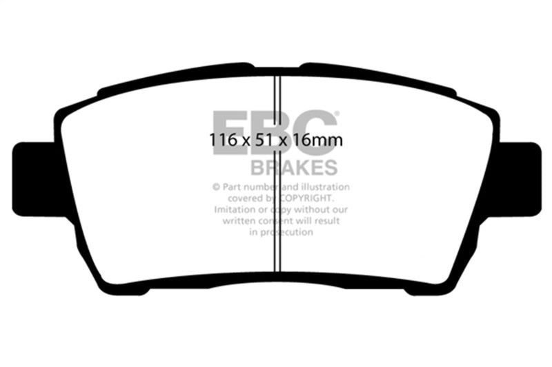 EBC 99-02 Toyota MR2 1.8L Bluestuff Front Brake Pads
