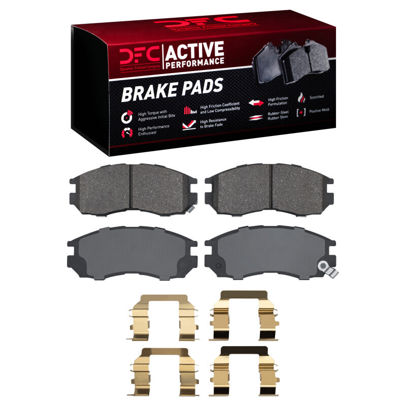 DFC 89-05 Chrysler Sebring Front Active Performance Pads and Hardware Kit