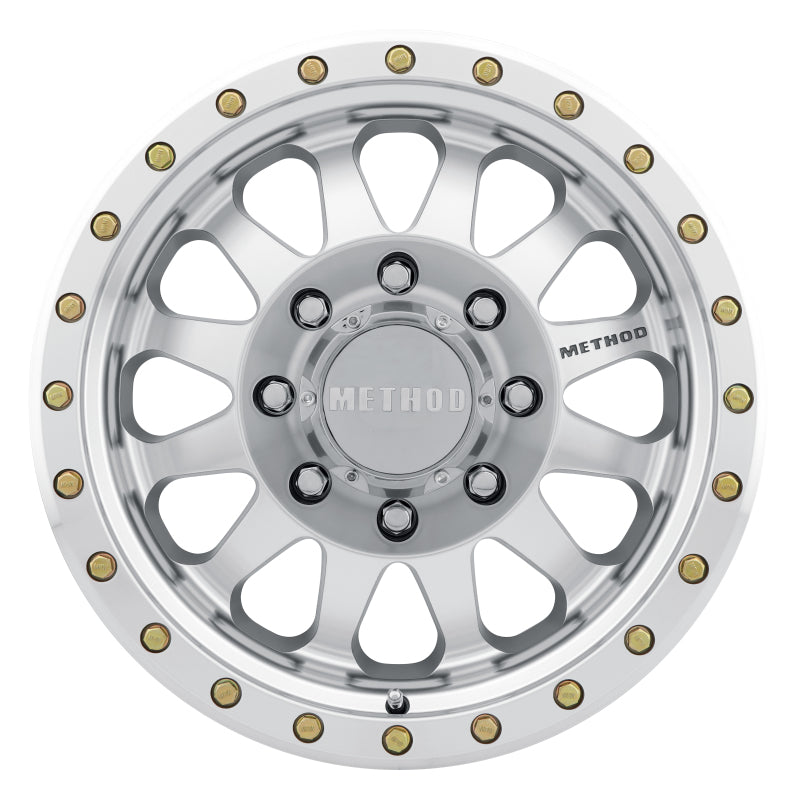 Method Wheels Method MR304 Double Standard 17x8.5 0mm Offset 8x6.5 130.81mm CB Machined/Clear Coat Wheel