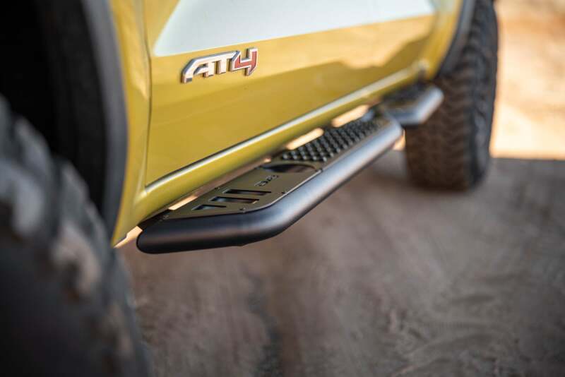 DV8 Offroad 23-24 Chevy Colorado OE Plus Side Steps - Black Steel