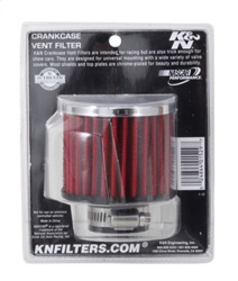 K&N Engineering K&N 1.25in Flange ID x 3in OD x 2.5in H Rubber Base Crankcase Vent Filter