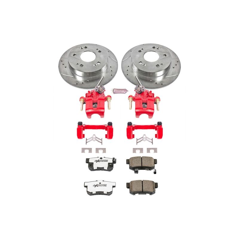 PowerStop Power Stop 97-01 Honda Prelude Rear Z26 Street Warrior Brake Kit w/Calipers