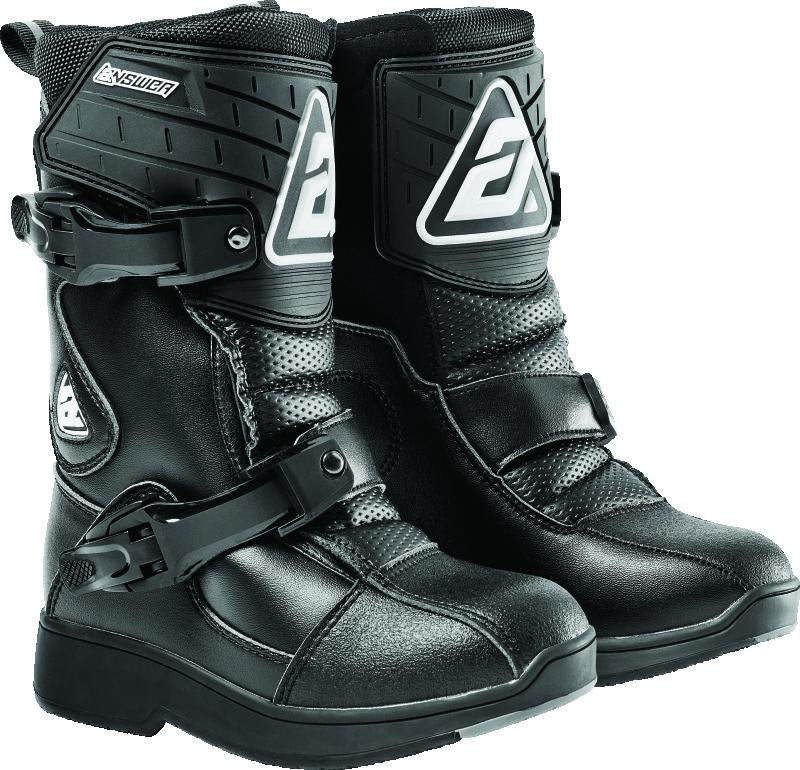 Answer Peewee Boot Black Youth Size - 13