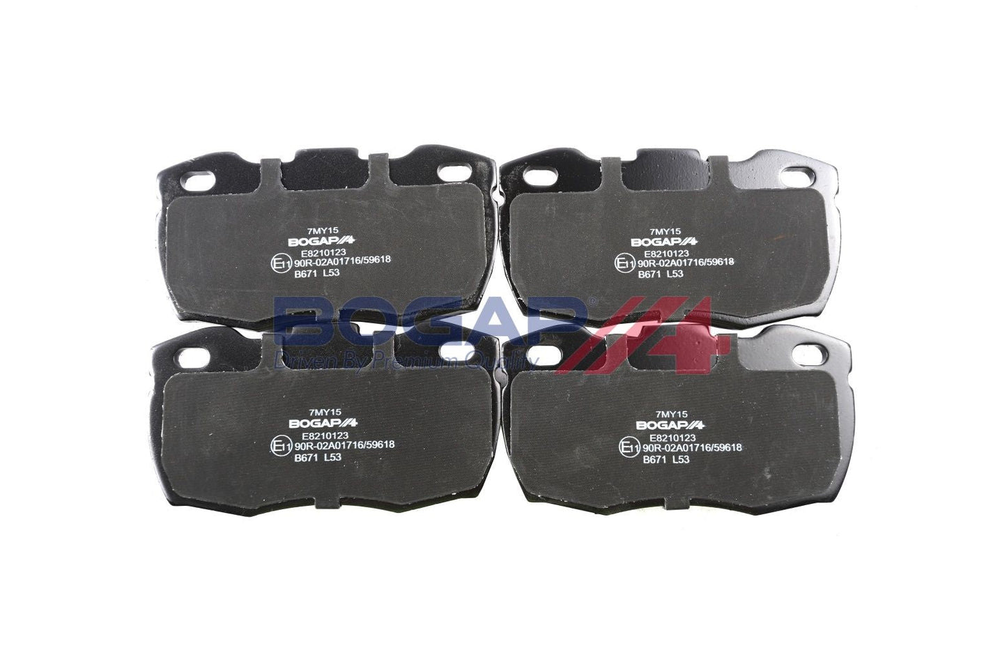 BOGAP E8210123 Brake Pad Set, Disc Brake