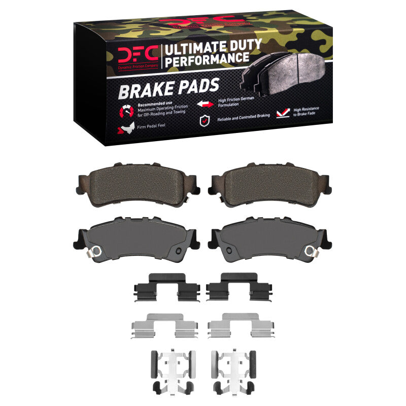 DFC 03-07 Chevrolet Silverado 1500 Classic Rear Ultimate Duty Perf Brake Pads & Hardware Kit