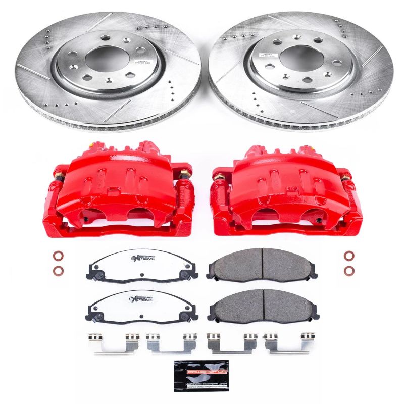 PowerStop Power Stop 03-05 Cadillac CTS Front Z26 Street Warrior Brake Kit w/Calipers