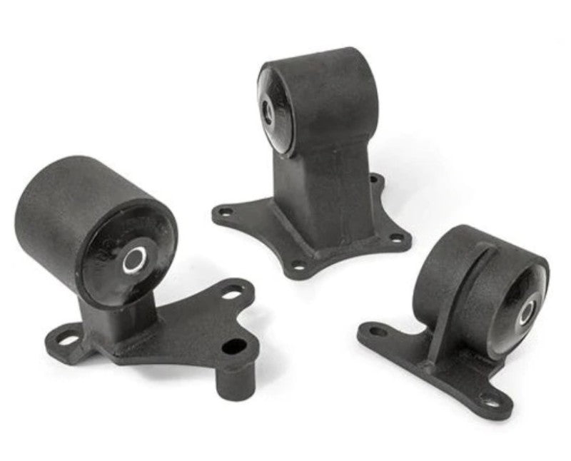 Innovative Mounts Innovative 90-93 Accord F-Series Black Steel Mounts 85A Bushings (Auto to Manual)