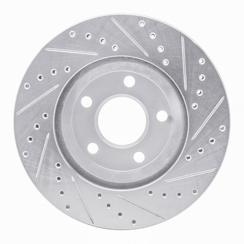 R1 Concepts R1 05-05 Buick Park Avenue Front Left Drilled & Slotted Silver Brake Rotor