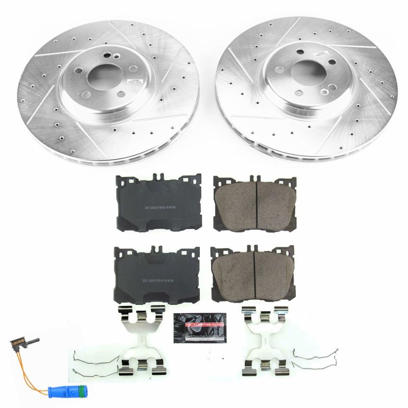 PowerStop Power Stop 2018 Mercedes-Benz C43 AMG Front Z23 Evolution Sport Brake Kit