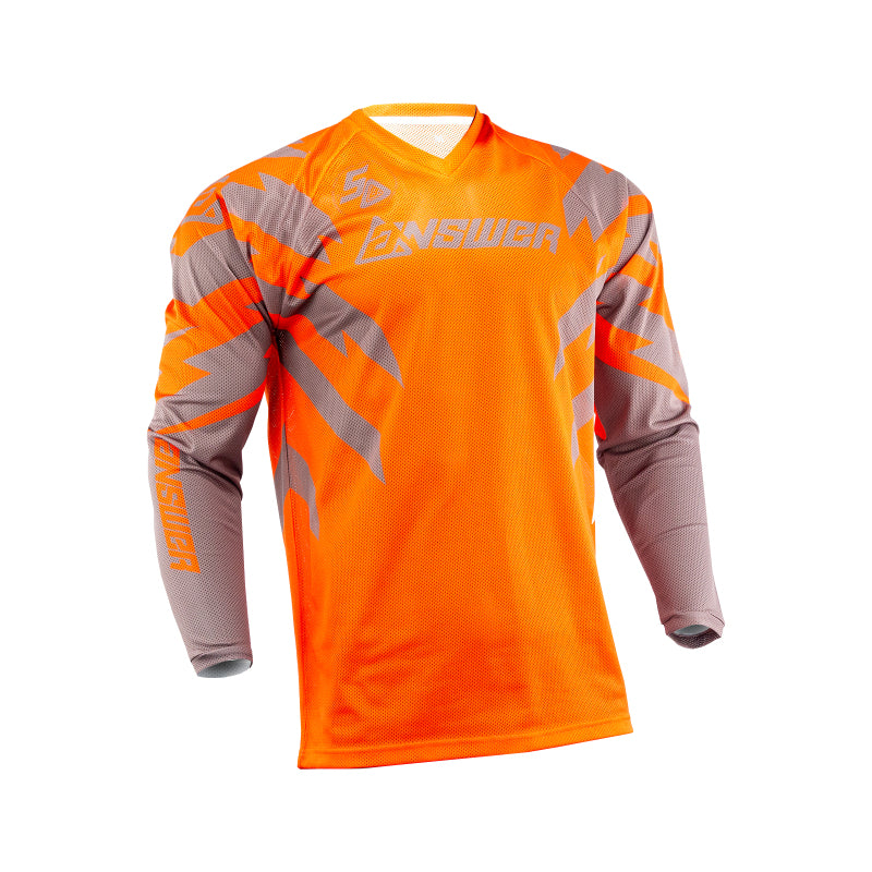 Answer 26 LE Syncron Rizz Vented Jersey Orange/Grey/White - Large