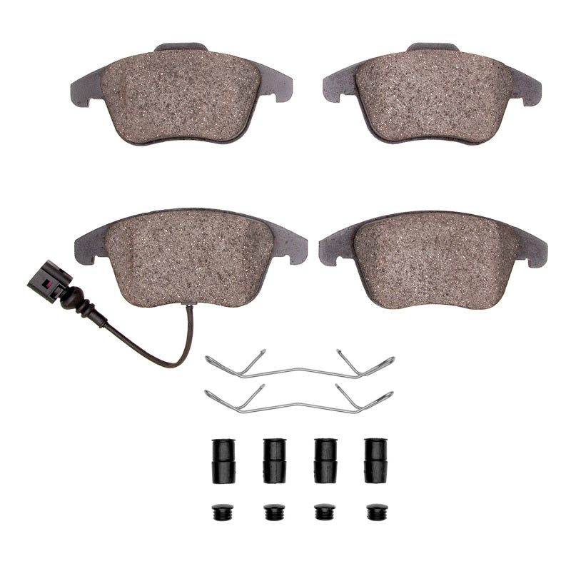 DFC 09-13 Volkswagen Tiguan Front 5000 Advanced Low Metallic Brake Pads and Hardware Kit