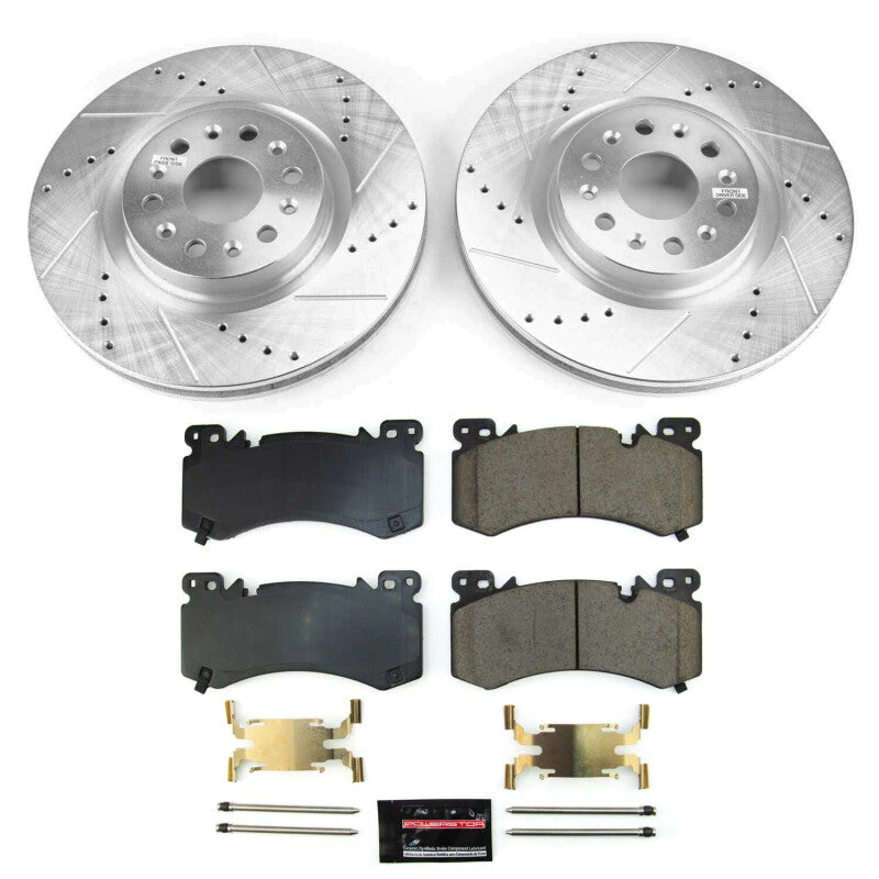 PowerStop Power Stop 2022 Cadillac XT6 Front Z23 Evolution Brake Kit