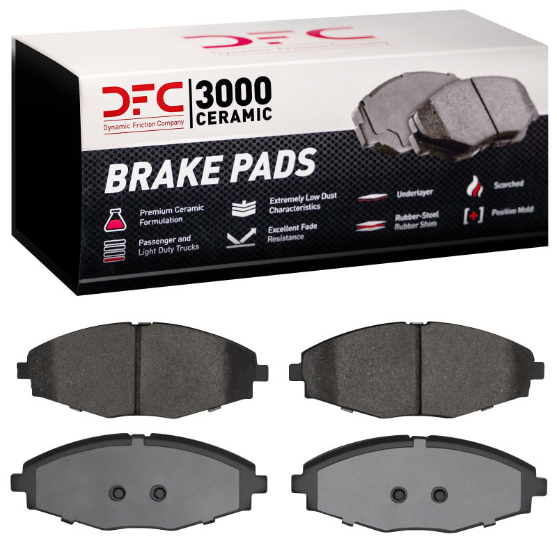 DFC 11-15 Chevrolet Matiz (Mexico) Front 3000 Ceramic Brake Pads
