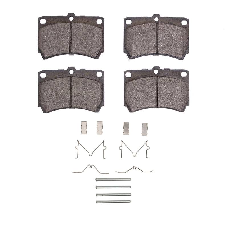 DFC 86-94 Mazda 323 Front 5000 Advanced Semi Metallic Brake Pads and Hardware Kit