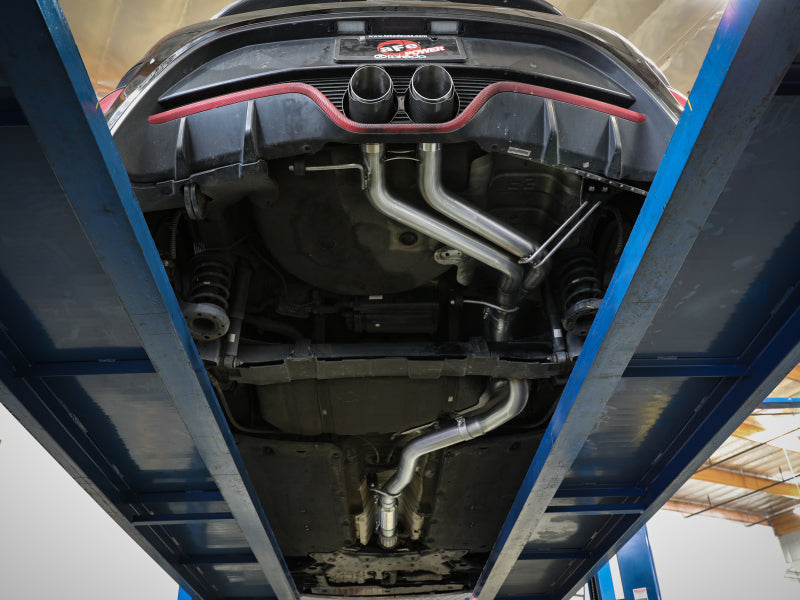 aFe Takeda 2-1/2in to 3in SS-304 Cat-Back Exhaust w/ Polished Tips 13-17 Hyundai Veloster L4-1.6L
