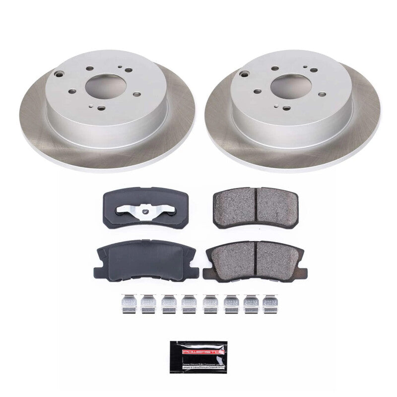 PowerStop Power Stop 10-11 Mitsubishi Endeavor Rear Semi-Coated Rotor Kit
